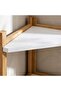 Hera 3 Tier Corner Rack 30x30x60cm-natural/white - 3