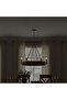Bermas 6-light E14 Corn Leaf Rope Chandelier 74x66cm - Natural/brass - 2