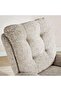 AMORE ACCENT CHAIR WITH OTTOMAN - GREY - 4