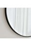 Stanley Metal Wall Mirror Dia 80cm - Black - 2