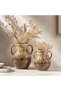 Takeshi Stoneware Vase With Handle 24x19x25cm - Brown - 3