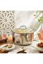 Casa Stainless Steel Cooking Pot With Lid Dia32cm -Chrome - 2