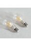 Osthraco 2-piece 6w E27 Led Filament Bulb Warm White 11.5x15cm - White - 4