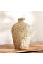 Levo Ceramic Vase 25x25x37.2cm - Brown - 4