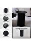 Povera End Table Black Marble Black Wood - 4