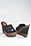 Black Women's Slippers F674072005 - 6