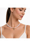 Dd46 Colorful White Triple Gold Starfish Heart Charm 3 Layered Design Necklace