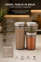 3-Piece Linea Round Storage Container Set 1X(0.50 Liter, 1.1 Liter, 1.70 Liter) Anthracite - 2