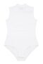 Women's Cotton Body with Hook and Snap Fasteners, Half Turtleneck, Zero Sleeve, Daily Wear Combination (3152) - 2