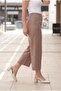 Women's Block Heel Open Back With Scarf Classic Heeled Shoes Likay Ecru - 6