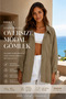 Women's Drop-Shoulder Oversized Modal Shirt - 2