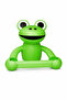🐸   Cute Frog Toilet Paper Holder |   Wall Mounted Toilet Paper Holder |   Hard Plastic Durable Bathroom - 3
