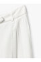 Women's High Waist Palazzo Pants with Pockets Viscose Fabric - 5