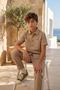 Boy's Short Sleeve Striped Shirt