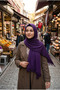 Practical Headscarf Very Useful Sweatshirts Matic Purple 1 Piece Snap On Stylish Beautiful