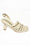 S774520109 Beige Thick Heeled Women's Shoes - 4