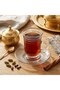 طقم بيالات بخطوط فضيه مع الصحن