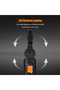 Small Portable COB LED Flashlight USB Rechargeable Work Light Magnetic Lanterna Hanging Lamp with Bu - 6