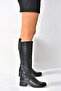 Black Genuine Leather Daily Women's Boots N555511103 - 3