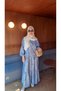 Women's Hijab Dress Modal Fabric Ethnic Patterned Dress (Unlined) - 2