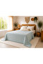 Muslin Natural Cotton Combed Cotton Yarn Production 100% Cotton 260X280Cm King Size Bedspread Pike - 3