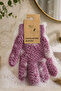 Bath Washcloth Glove Exfoliating Effective Shower Glove Foam Enhancing Body Cleansing Vchy-7001 Pink - 2