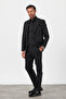 Terzi Ayhan Full Set Black 5-Button Slim Fit Suit with Vest (Full Set) – for a Flawless Posture, Choose 1 Size Larger.
