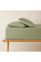 100% Organic Cotton Soft Fabric Elastic Bed Sheet+Pillowcase Corner Depth 28-30 cm**NEW SEASON**