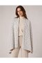 Leopard Patterned Knitwear Shawl