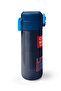 Kids Navy Blue Little Dude Printed Steel Thermos with Straw and Direct Drinking Cap 500 ml 38119 - 5