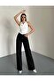 Jet Black Extra High Waist Lycra Jean Trousers