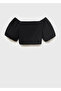 Cotton Blouse with Puffy Sleeves - 3