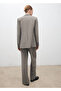 Wool Blend Straight-Leg Fabric Trousers - 4