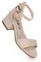 Sheila Fabric Daily Girls' 4 cm Heeled Sandals Evening Shoes