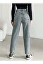 Women's High Waist Mom Jeans Pants 100% Cotton No Stretch - 2