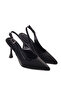 5031 Women's 9 cm Heeled Open Back Stiletto Shoes