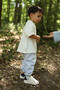 Elastic Leg Trousers Blue - 3