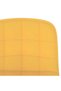 Scaune de bar, 2 buc., galben, material textil - 8