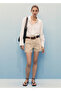 Denim Shorts with Seamless Legs - 2