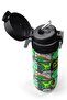 Kids Gray Green Dinosaur Patterned Straw and Direct Drinking Steel Thermos 500 ml 31976 - 2