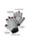 Superior (Top Segment) Half Finger Pro Fitness, Reformer Pilates Palm Anti-Slip Silicone Gloves - S - 4