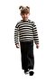 Girl's Striped Suit Pink - 4