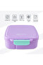 Mega Flex Bento Lunch Box 1864ml, Leakproof Lunch Container with Integrated 250ml Insulated Food Jar- Orchid Mist - 5