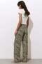 Comfortable Fit High Waist Wide-Leg Viscose Mix Women's Trousers - 2