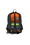 Kids Gray Orange Gamer Patterned 3-Piece School Bag Set SET0123746 - 5