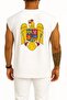 Oversized Romania Wallachia Socialist Tank Top with Pocket and Back Design - 2