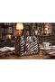 Green Zebra Patterned Women Shoulder Bag |   Green T8347 - 5