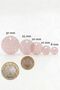 20 Grams 20 mm Holographic Pulsan 1St Quality Pearlescent Guipure Jewelry Writing Fabric Bandana Mesh Beanie Bag Decoration Sequin Plastic Sequin Beads - Cream Blue Pink - 5