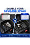 Center Console Organizer Insert Tray & Armrest Storage Box - Compatible with Ford Bronco 10400150 - 2
