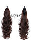 Synthetic Long Straight Claw Ponytail Wigs Clip In AH Tail Hair Ponytail - 2
